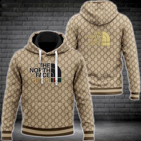 gucci north face hoodie|Gucci x The North Face Web Print Hoodie Black .